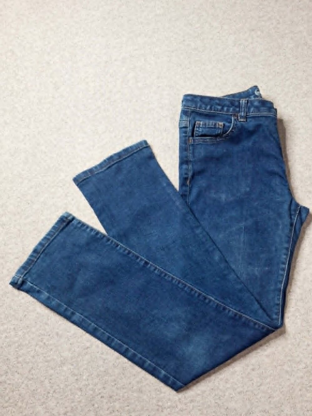 Wonder Nation Girls 18 Straight Leg Jeans Blue Denim Like New